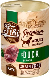 PERFECT PET FISI Dog Adult GF Pate Kaczka bez zbóż w Pasztecie dla psa 400g - Zdjęcie główne