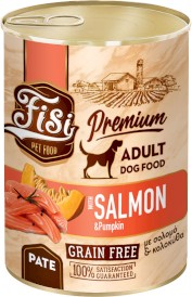 PERFECT PET FISI Dog Adult GF Pate Łosoś z Dynią bez zbóż w Pasztecie dla psa 400g - Zdjęcie główne