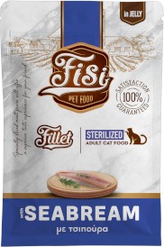 PERFECT PET FISI Cat Adult Sterilized Fillet Okoń Morski w Galaretce dla kota 85g - Zdjęcie główne
