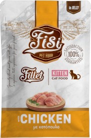 PERFECT PET FISI Cat Kitten Fillet Kurczak w Galaretce dla kociąt 85g - Zdjęcie główne