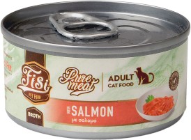 PERFECT PET FISI Cat Adult Pure Meat Łosoś w Rosole dla kota 80g - Zdjęcie główne