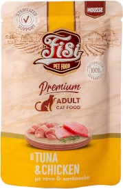 PERFECT PET FISI Cat Adult Tuńczyk Kurczak w Musie dla kota 80g - Zdjęcie główne