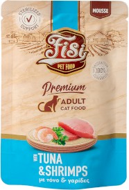 PERFECT PET FISI Cat Adult Tuńczyk Krewetki w Musie dla kota 80g - Zdjęcie główne
