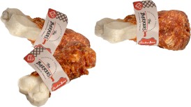 The BARKERS BBQ Chicken Pressed Bone Kość prasowana z Kurczakiem 12cm - Zdjęcie nr 2