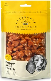 CELEBRATE FRESHNESS Chicken Puppy Mini Hearts Małe Serduszka dla szczeniąt 100g - Zdjęcie główne