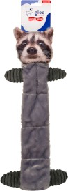 GLEE Raccoon Skinny Long Body Squeaky długa pluszowa zabawka dla psa z piszczałką szop pracz