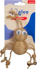 GLEE For Cats Naturals mrówka z juty z dzwoneczkami i drewnianymi elementami dla kota