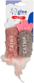 GLEE For Cats Mice Paws Twins z kocimiętką zestaw dwóch miękkich myszek dla kota