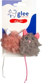 GLEE Cat Toy Twins Mice Tail Myszy Z Ogonkami i Kocimiętką Zabawka dla Kota 2szt. 7cm - Zdjęcie główne