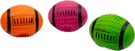 GLEE lateksowa piłka sportowa dla psa z piszczałką 10 cm mix wzorów i kolorów