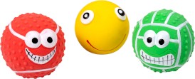 GLEE Dog Toy Latex Piłka Emoji Lateksowa z Piszczałką dla Psa 6cm - Zdjęcie nr 2