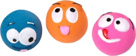 GLEE Dog Toy Latex Piłka Emoji Lateksowa z Piszczałką dla Psa 6cm - Zdjęcie nr 3