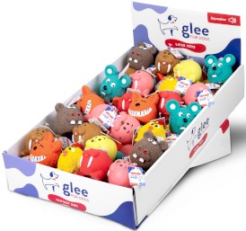 GLEE Dog Toy Latex Pet Funny z Piszczałką dla Psa 7cm - Zdjęcie nr 5
