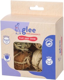 GLEE For Mammals Nature Value Ball 4 szt. 5 cm zestaw naturalnych zabawek dla królików i gryzoni