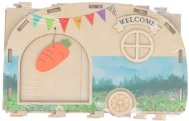 GLEE Mammals Toy Caravan Drewniany Domek dla Królików i Gryzoni - Zdjęcie nr 2