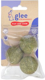 GLEE For Mammals Baked Timothy Hay Ball with Carrot 3 szt. kulki z tymotki z marchewką dla królików i gryzoni