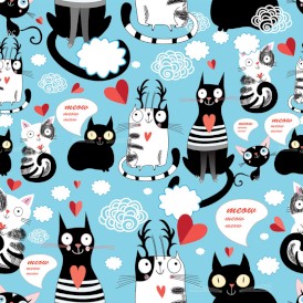 GLEE Cat Platinum Smycz i szelki dla kota Meow Cats - Zdjęcie nr 2