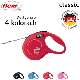 FLEXI NEW CLASSIC Smycz sznurowa XS / 3m czerwona - Zdjęcie nr 5