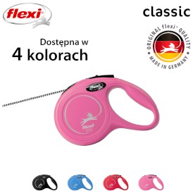 FLEXI NEW CLASSIC Smycz sznurowa XS / 3m różowa - Zdjęcie nr 4