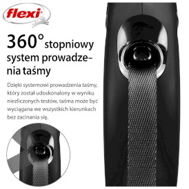 FLEXI Fun Smycz taśmowa L / 5m czerwona - Zdjęcie nr 2