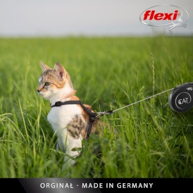 FLEXI Classic Cat Smycz linka 3m czerwona - Zdjęcie nr 7