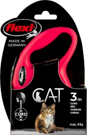 FLEXI Classic Cat Smycz linka 3m czerwona - Zdjęcie nr 4