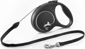 FLEXI Fun Smycz linka S / 5m czarna - Zdjęcie główne