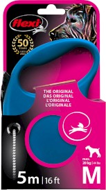 FLEXI Fun Smycz linka M / 5m niebieska - Zdjęcie nr 2