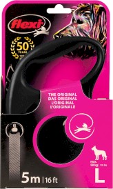 FLEXI Fun Smycz taśmowa L / 5m czarna - Zdjęcie nr 2
