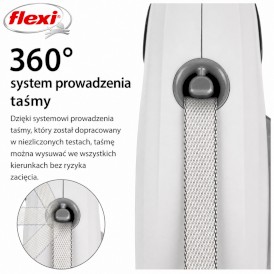 FLEXI Select Smycz taśmowa Szara 7m - Zdjęcie nr 9