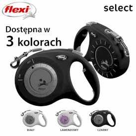FLEXI Select Smycz taśmowa Czarno - Ciemnoszara 7m - Zdjęcie nr 9