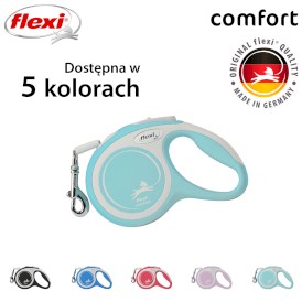 FLEXI New Comfort Smycz taśmowa XS / 3m jasnoniebieska - Zdjęcie nr 5