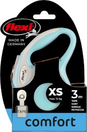 FLEXI New Comfort Smycz taśmowa XS / 3m jasnoniebieska - Zdjęcie nr 3