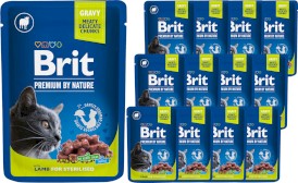 BRIT Cat Sterilised Lamb Jagnięcina 12x100g - Zdjęcie główne