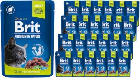 BRIT Cat Sterilised Lamb Jagnięcina 24x100g - Zdjęcie główne