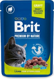 BRIT Cat Sterilised Lamb Jagnięcina 24x100g - Zdjęcie nr 2