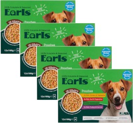 EARLS Mix Smaków w Sosie z Warzywami dla psa Saszetki 48 x 100g - Zdjęcie główne