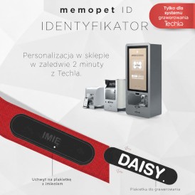 MY FAMILY Memopet ID Pomarańcz Obroża dla psa L - Zdjęcie nr 5
